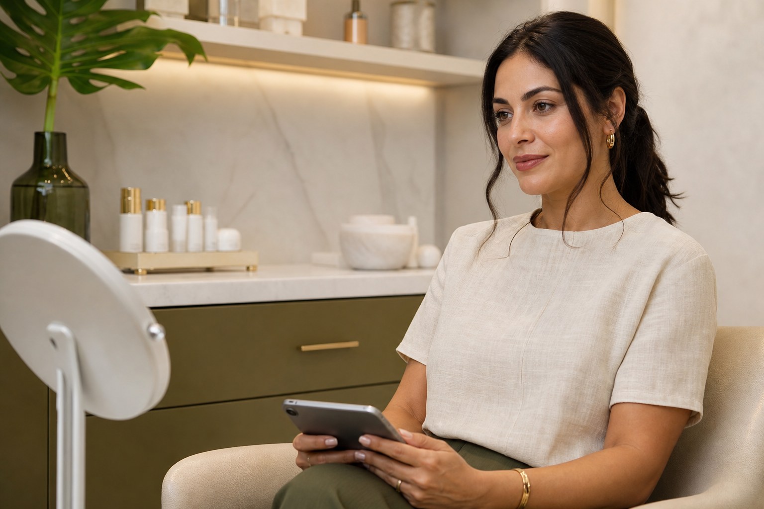 Paciente en valoracion estetica orientativa